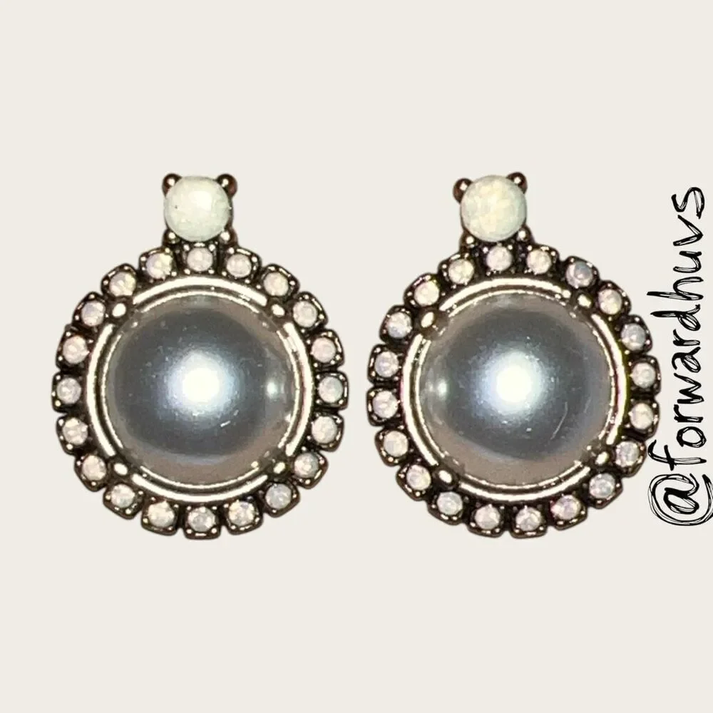 Bundle Sale 3 for $15 | Faux Pearl and Rhinestone Stud Earring